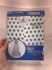 Safe Dreams By Halo Wearable Blanket Baby Small 0-6 Mo White Unisex Lightweight