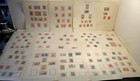 140  Lot Old Republica Argentina Hinged Postage Stamps On Album Pages