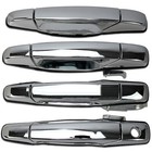 4pcs Chrome Door Handle For Chevy Tahoe Gmc Yukon Sierra Denali 07-13 Front Rear