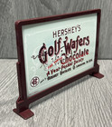 Vintage 1992 Hershey s Golf Wafers Chocolate Advertising Sign K-line Trains