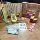 Vintage Skipper Dream Room By Mattel Cardboard Structure With Furnishings 1964