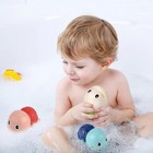 Tyjhafn Baby Bath Toys-wind Up Turtle Bathtub Toys toy For Babies 6-12 3pcs 