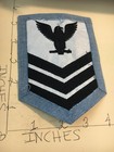 Usn Rank Insignia Shoulder Patch Chambray Utility 1st Class Petty Officer 1 9 25