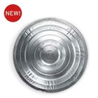 31 Gallon Galvanized Steel Round Metal Household Trash Can With Lid