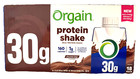 Orgain 30g Milk Protein Shake 18 Pack Chocolate Fudge 11fl Oz  Each Net 198fl Oz