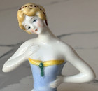 Antique German Porcelain Pin Cushion Half Doll 2   Rare Vintage Collectible Gift