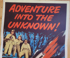Unknown World Original Insert Movie Poster 1951 Sci-fi Horror