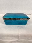 Vintage Mid Century Evans Enamel Trinket Jewelry Cigarette Box