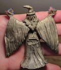 Greg Neeley Signed 1993 Wizard 3  Tall Pewter Figurine  e