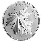 2025 Canada  10 Gleaming Maple Leaves 1 2oz  9999 Silver Proof Coin
