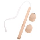  Wooden Spinning Top Toy Traditional Kids Gyro Child Gyroscope Girl