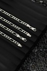 Solid 925 Sterling Silver Men s 5mm Figaro Necklace Chain Boys Womens Gift