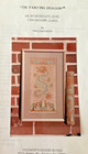 Mary Duckworth Needlepoint Chart Panting Dragon Designed For 18 Ct Mono Canvas