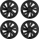 Tesla Model Y Juniper 2025  19  Wheel Covers Matte Black Abs Snap-on 4pcs