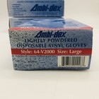 Pip 64-v2000 Disposable Vinyl Gloves Large Powdered Latex Free Ambi-dex 3 Boxes