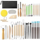 38 Pcs Pottery   Air Dry Clay Tools Kit     Modeling  Carving  Shaping Set For Art