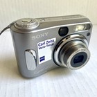 Vintage Sony Cyber-shot Dsc-s60 Digi Camera Carl Zeiss Vario-tessar Lens Works 
