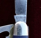Vintage Bsa Cub Scout Blue Folding Pocket Knife Camillus New York 3 Blade Usa