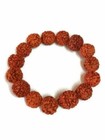 Natural Rudraksha Bracelet Stretchable 2 Pieces 8 Mm Beads Size