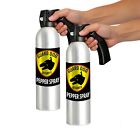 Pepper Spray Pistol Grip Fogger   Silver 45 Feet Range 24 Oz Can