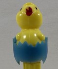 Vintage 1980 s Chick In Egg Pez Dispenser - No Feet  3 9 Stem  Made In Austria
