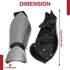 Pair Of Steel Arm Guard Medieval Bracers Cosplay Larp Sleeve Hand Armor Silver