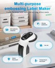 Dymo Omega Embossing Label Maker With 5pk Label Tapes 9mm Dymo Junior Embosser