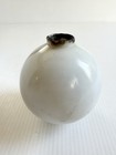Antique Vintage White Milk Glass Lightning Rod Ball Bulb 4 5     Farmhouse Decor