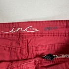 Inc Denim Jeans Womens 12 Red Skinny Leg Stretch Mid Rise Vibrant Casual Pants