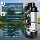Pond Fountain Aerator 750w -pond Fountain -1hp 15000 Gph Floating Aerator Pump-1