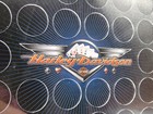 Harley-davidson Motorcylces Poker Chip Collectors Case Black Frame Hanging Stand