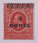 Travelstamps  East Africa   Uganda Stamps Sg64 Mogh 6c W  4c Op
