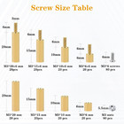 320pcs M3 Motherboard Standoffs screws nuts Kit Male-female Brass Spacer 
