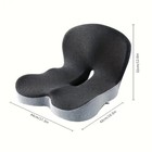 2 Pack Memory Foam Seat Cushion Lumbar Support Pillow Back Sciatica Pain Relief