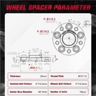 2pcs 20mm 5x114 3 Hubcentric 64 1mm Hub 12x1 5 Wheel Spacers For Honda   Acura