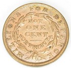 Hard Times Token Not One Cent  Ht 48  Very Fine   332