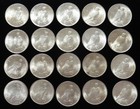 1924 Silver Peace  1 Dollars Florida Hoard 20 Coin High End Roll 
