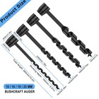 4 Pcs Hand Auger Wood Drill bushcraft Gear Hand Auger Drill Survival Tools Sc   