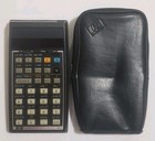 Vintage Hewlett Packard Hp34c Calculator Programmable With Case Charger Battery