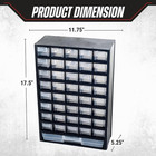 Storage Bin With Drawers - 41-drawer Plastic Tool Organizer - Hardware Or Craft