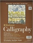 8 5x11 Calligraphy Pad - 50 Sheet Smooth Paper For Beautiful Writing