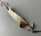 S  Doering Pearl Magnet Minnow With A-prop Ny Lure Mother Of Pearl W  Flaw