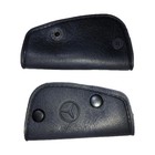 Classic Blade Style Key Holder Cover Leather For Mercedes R107 W108 W109 Black