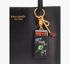 Nwt Kate Spade Perfect Match Matchbook New York Martini Fob Charm Ring Key Chain