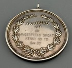 Vintage Sterling Silver Dog Award Gordon Setter Club Of America Medal 51 6g 2 