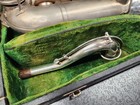 Vtg 1921 Buescher True Tone  Low Pitch Silver Saxophone W  Case Complete   Read