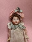 5 1 2  All Original Bisque Head Dollhouse Doll