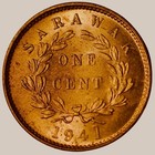 Sarawak Rare  r5  Cent 1941 H Km  18   12390 