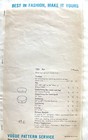 1960 s  Vogue  Misses  Hat Adolfo Pattern 7200 Size 23