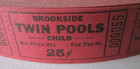 Vtg Unused Roll Of Brookside Twin Pools Child Tickets Lancaster Pa 1 950 Tickets